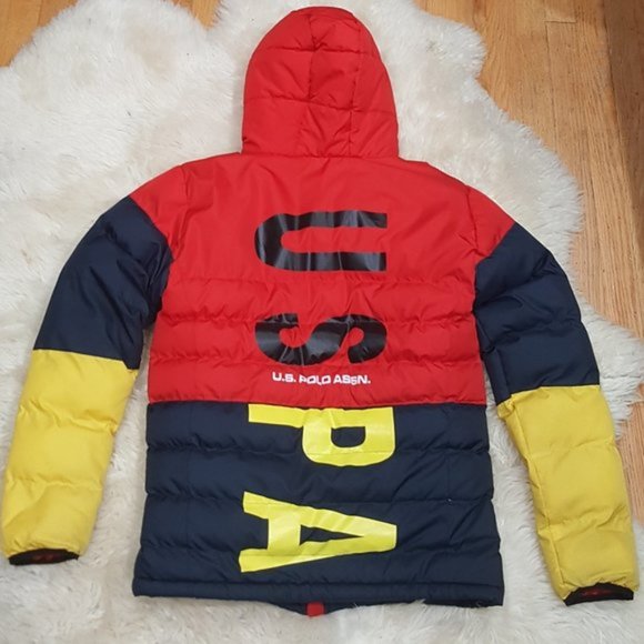 🔥⚡Rare Find! Colorblock Hooded Puffer Jacket🔥⚡